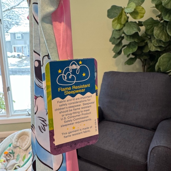 Disney Stitch Kids Nightgown - Pink and Blue - Picture 3 of 3